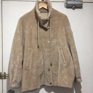 ASM ANNA WOOL TEDDY JACKETS SIZE M